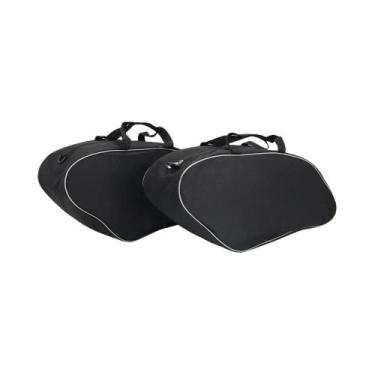 Imagem de Forros De Saco Macio Preto Para FLSB Softail Sport Glide FXLRST Low Ri