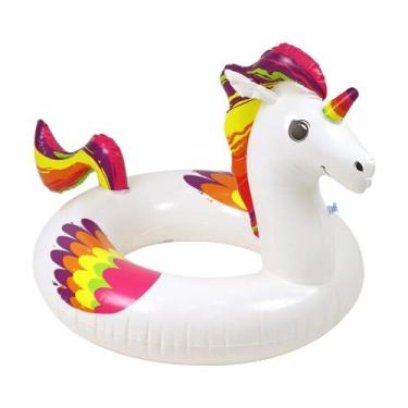 Imagem de Boia Inflável Circular Unicórnio 1,10m x 80cm x 71cm (P55) BEL - 14990
