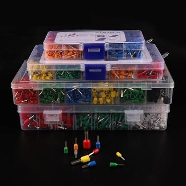 Imagem de ROUPWKWO Kit de terminais de crimpagem de terminais de terminação com isolamento de fio elétrico VE Terminal (300 peças na caixa)