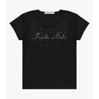 Imagem de Blusa Infantil Em Ribana Trick Nick Preto, Preto, 4