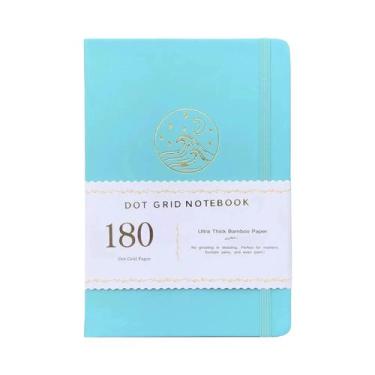 Imagem de Caderno A5 Capa Dura Com Grade Pontilhada, Papel Grosso 180gsm, Bordas