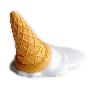 Imagem de Dioche Rolhas de Porta, Lindo Design de Sorvete, Detalhes Vívidos, Ornamento Decorativo, Com Material Abs, para Presentes de café, Escritório Doméstico, Rachadura de 1-3cm