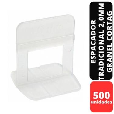 Imagem de Kit C/500 Espacador Tradicional 2,0MM Granel Cortag