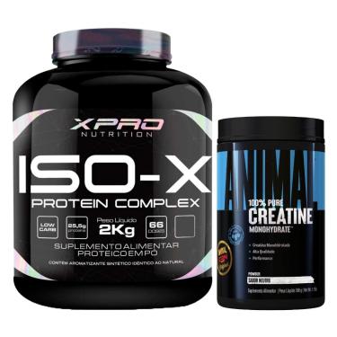 Imagem de Kit Iso-X Protein Blend Complex 2k + Animal Creatine 500g-Unissex