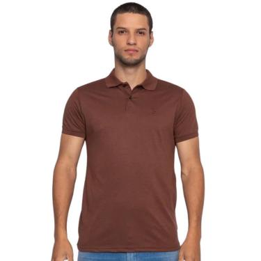 Imagem de Camisa Polo Masculina Fatal Marrom Café 30170-Masculino