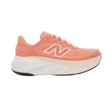 Imagem de Tênis Running Feminino New Balance Fresh Foam X More V6 Laranja, Coral