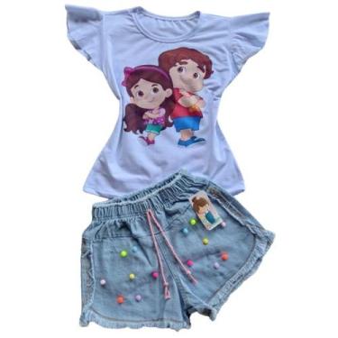 Imagem de Conjunto jeans infantil para meninas maria clara e jp. - MC MODA KIDS,