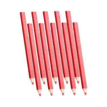 Imagem de Lápis Para Marcenaria 10 Peças, Canetas De Marcação De Madeira Com Pon