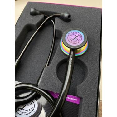 Imagem de Estetoscópio Littmann Classic III 5870 Black Rainbow - 3M - 3M - Littm