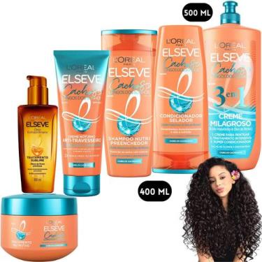 Imagem de Kit Elseve Cachos Longos dos Sonhos Completo Loreal Paris Oleo Extraod