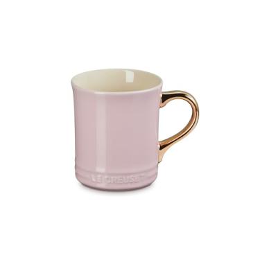 Imagem de Le Creuset Caneca Vancouver com alça metálica dourada, 400 ml, chiffon rosa