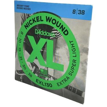 Imagem de Encordoamento D`Addario 08-38 Nickel Wound Exl130