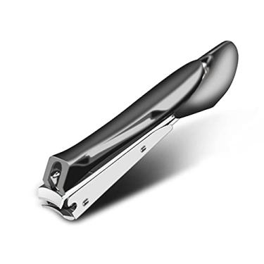Imagem de Tesoura de Unha Pé com Mandíbula Larga Aço Carbono Mão Cortador Unhas Caixa Armazenamento para Capturar Cabo Ergonômico Resistente à Ferrugem Forte Portátil Kit Pedicure Ferramenta Cuidado os Pés Home
