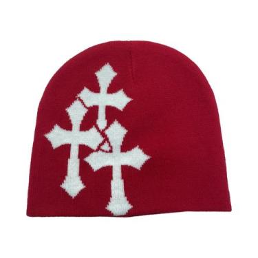 Imagem de Gorro De Malha Jacquard Y2K Hip Hop Para Adultos, Moda De Rua, Estilo 