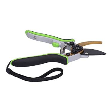Imagem de Tesouras de poda de árvores frutíferas, tesouras profissionais de jardim com ranhuras antiderrapantes e design de economia de mão de obra, aberturas ajustáveis em 3 níveis para poda de galhos