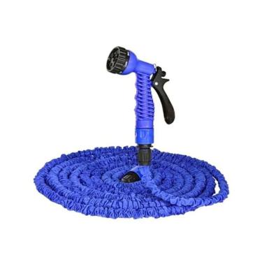 Imagem de Mangueira Magica 15 Metros Com Esguicho E Conectores Fixxar