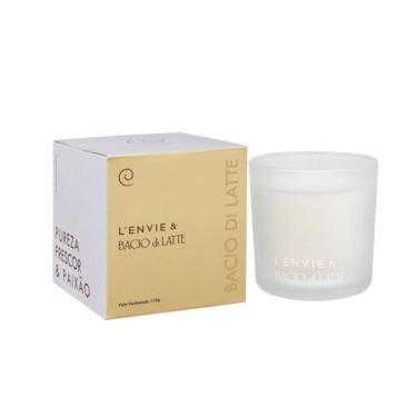 Imagem de Vela Perfumada Bacio Di Latte Lenvie 170g