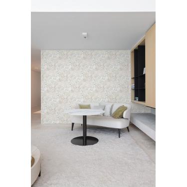 Imagem de Papel de Parede Time Folhagem Bege TJ3201