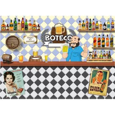 Imagem de Painel de Lona Boteco 01 - Fabrika de Festa, 150x100cm