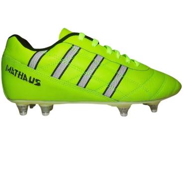 Imagem de Chuteira Mathaus Campo De Trava De Alumínio Vitória Cítrico-Unissex