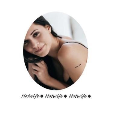 Imagem de Tattoo Temporária Hotwife Copas Discreta Minimalista 3 artes - 3Istore