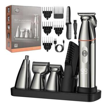 Imagem de Máquina de cortar cabelo LCD, barbeador elétrico, depilador nasal, dep