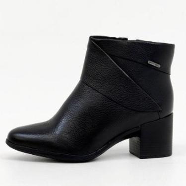 Imagem de Bota Bottero Cano Curto Salto Bloco Feminina-Feminino