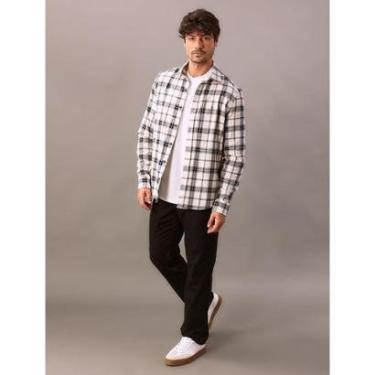 Imagem de Camisa Calvin Klein Jeans Manga Longa Overshirt Flanel Check-Masculino