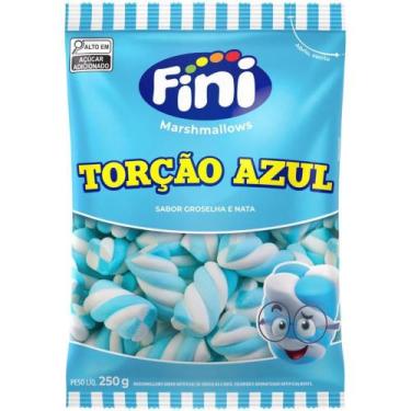 Imagem de Doce Marshmallow AZUL/BRANCO 250G - Fini