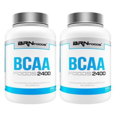 Imagem de Kit 2x BCAA 2400 - 200 cáps – BRN Foods-Unissex