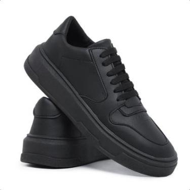 Imagem de Tênis Masculino Confortável Minimalista Estiloso Para Treino e Dia a Dia Moderno Sola Alta-Masculino