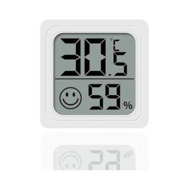 Imagem de Medidor Digital De Temperatura E Umidade Portátil Mini Para Uso Intern