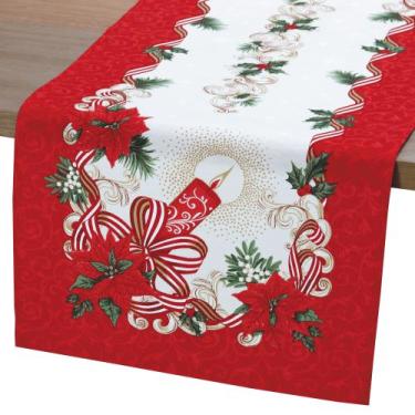 Imagem de Trilho/Caminho de Mesa Avulso Dohler 35x100cm Athenas Natal - Döhler, 