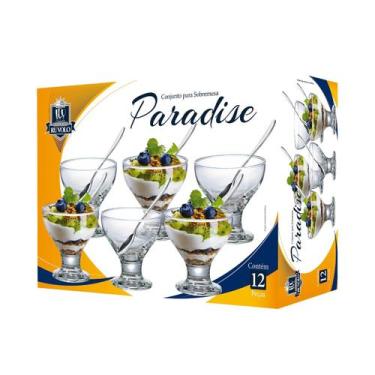 Imagem de Conjunto para Sobremesa 282ml Paradise com 12 Peças Ruvolo