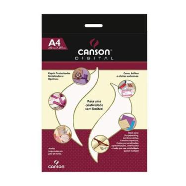 Imagem de Bloco Papel Canson Opalina Branco Liso 30 Folhas A4 120g