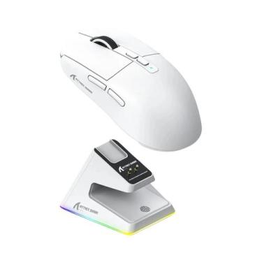Imagem de Mouse Gamer Ergonômico Sem Fio Bluetooth Attack Shark X6 Com DPI Ajust
