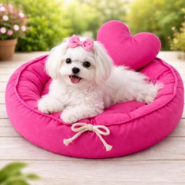 Imagem de Caminha Para Cães e Gatos com Almofadinha Cama Pet Macia Confortável c