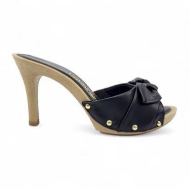 Imagem de Tamanco Tchocco Salto Fino Com Laço Em Nó-Feminino