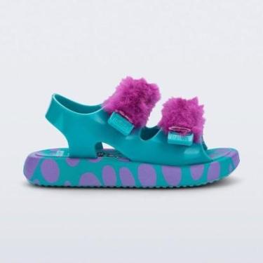 Imagem de SANDÁLIA MINI MELISSA MIX FLUFFY + DISNEY BABY AZUL-Feminino
