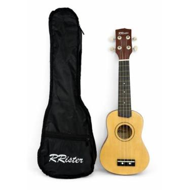 Imagem de Ukulele Acústico Soprano RRister Capa Música 3 Paletas E Afinador, Mar