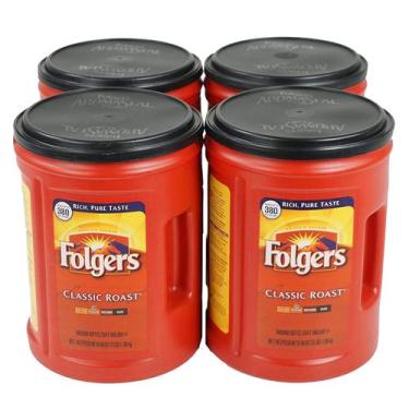 Imagem de Café Folgers Clássico Torra Média 1,36 kg 4 Latas