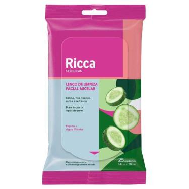 Imagem de Lenço de Limpeza Facial Ricca Pepinow, 25 Un