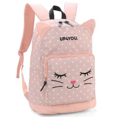 Imagem de Mochila Luxcel Up4You Gatinha 46671, Único, Rosa