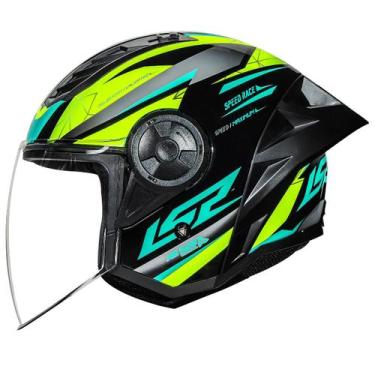 Imagem de Capacete Moto Ls2 Aberto Airflow 2 Of616 Spoiler Draze Verde, Verde Pr