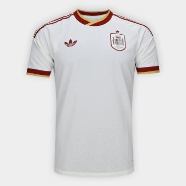 Imagem de Camisa Seleção Espanha Away 2026 s/nº Jogador Adidas Originals Masculina-Masculino