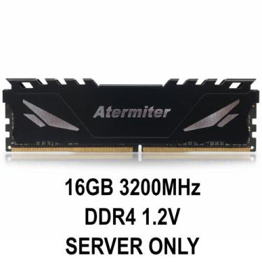 Imagem de Memória RAM Servidor Atermiter 16GB 3200MHz DDR4, Game Memory PPX, ECC