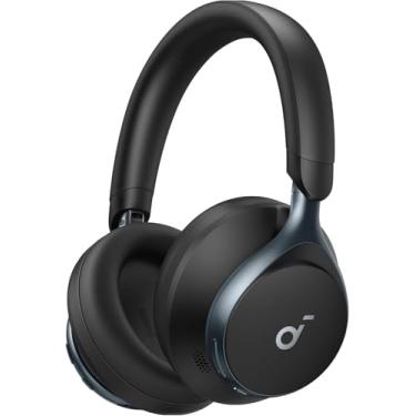 Imagem de soundcore Space One da Anker, Fone de Ouvido Bluetooth 5.3 com ANC adaptivo, Headphone Gamer, Over-Ear, 55h de Bateria, Áudio Hi-Res LDAC, Controle via App, Chamadas Claras, Ajuste Confortável, Preto