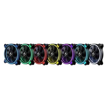 Imagem de Kit Cooler para Computador Fan F7 L500RGB com Ventoinhas e Iluminação Rgb C3tech