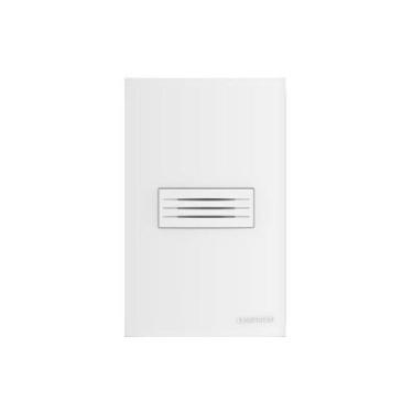Imagem de Cigarra Elétrica Bivolt Conjunto 1 4x2 Linha Brava Branco Soprano para Acionamento