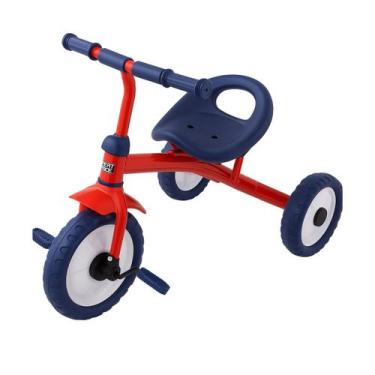 Imagem de Triciclo Infantil Para Crianças Primeira Infância Vermelho - BBR TOYS,